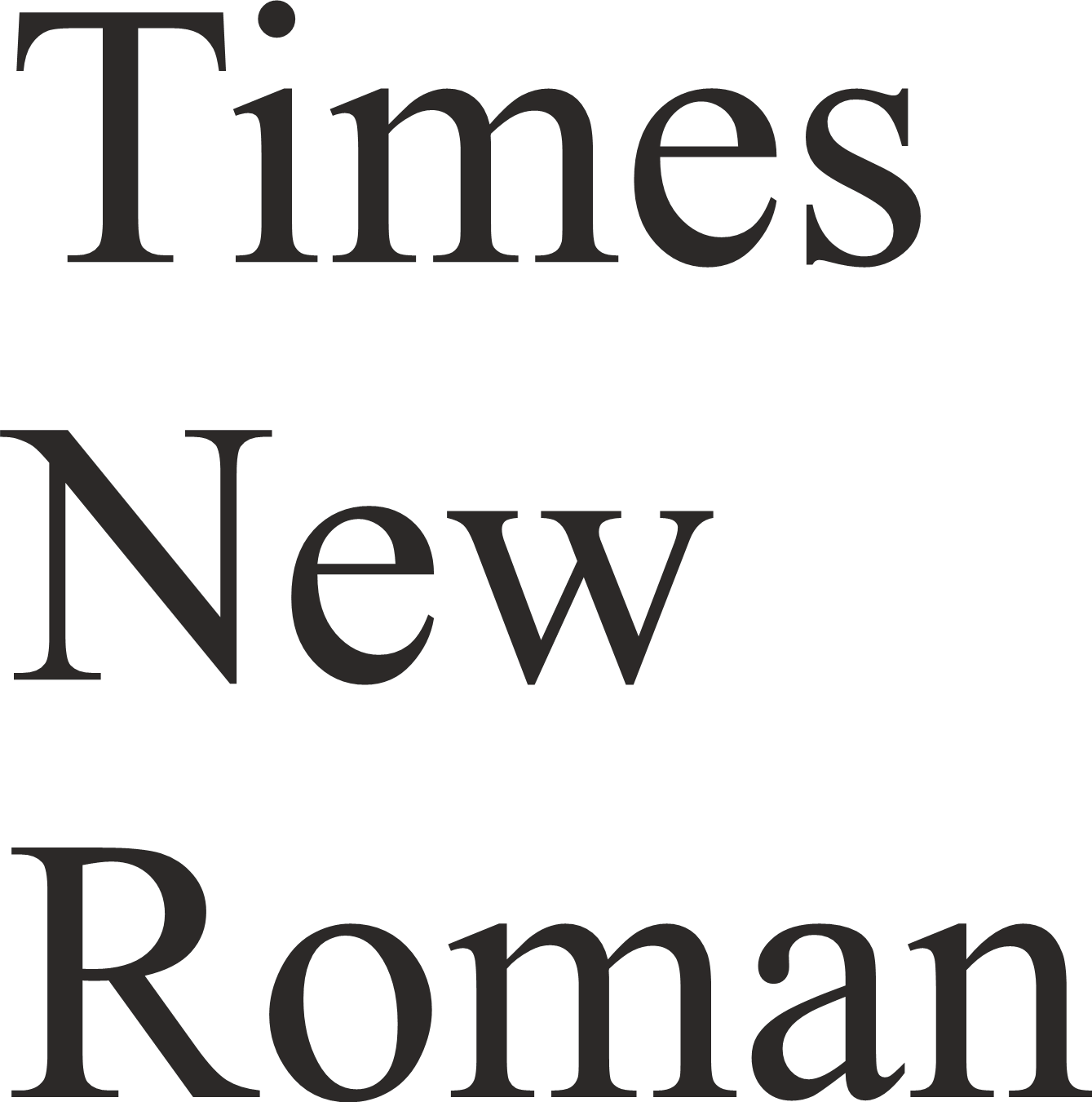Times New Roman
